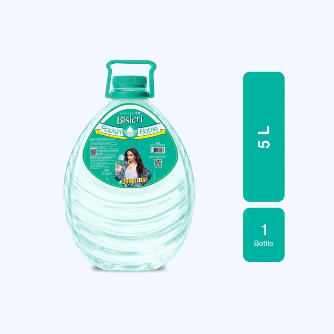 Bisleri 5 L Packaged Drinking Water Jar